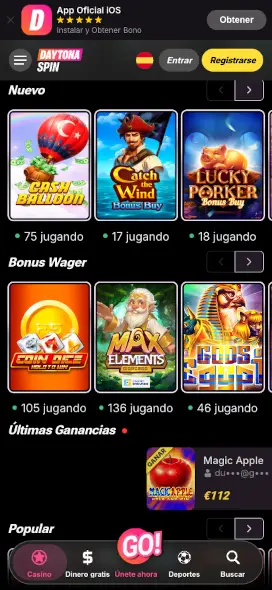 Daytonaspin casino juegos