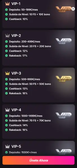 Daytonaspin casino vip nivel