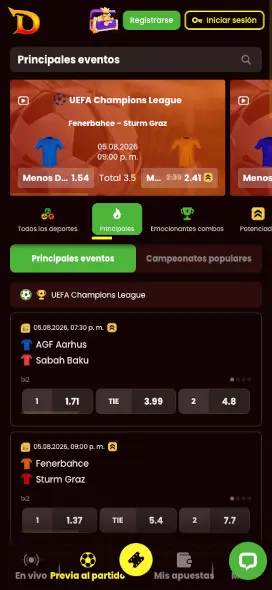 Dragon slots deportes
