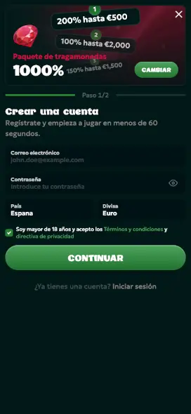 Rivo casino registrarse
