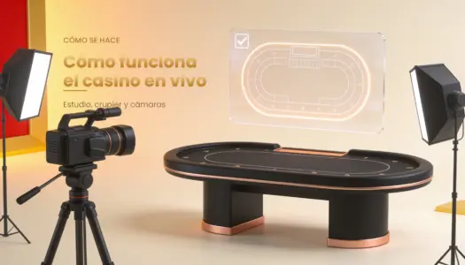 Cómo funciona el casino en vivo: estudio y crupier