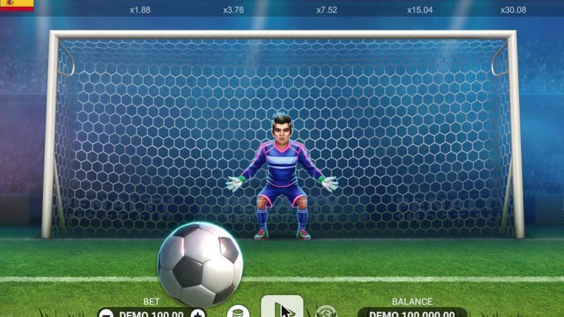 Penalty Shoot-out de Evoplay: multiplicadores de la tanda de x1,88 a x30,08